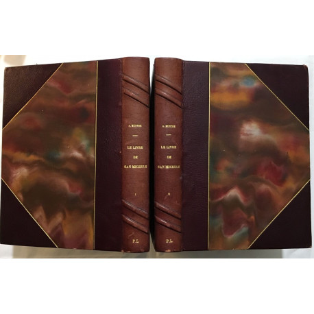 Le livre de San Michele (edition de 1952 numérotée en 2 tomes avec...