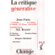 La critique générative
