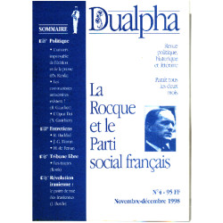 Revue politique historique et litteraire -dualpha n° 4 / la rocque...