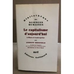 Le capitalisme aujourd'hui l'état et l'entreprise