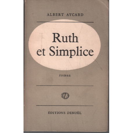 Ruth et simplice