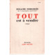 Tout est à vendre