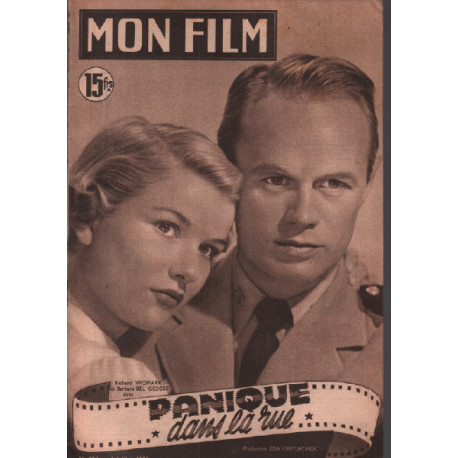 Panique dans la rue / Revue mon film n° 254 ( widmark richard...