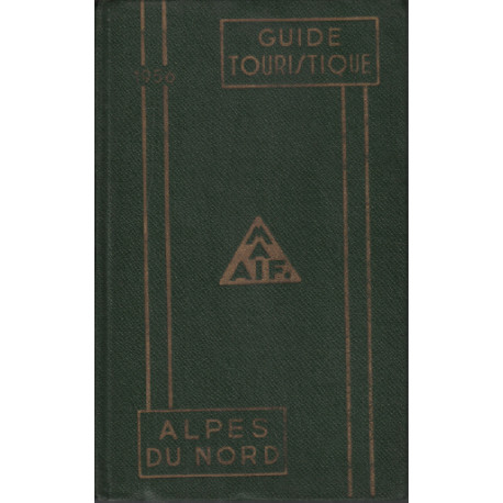 Guide touristique des alpes du nord 1956
