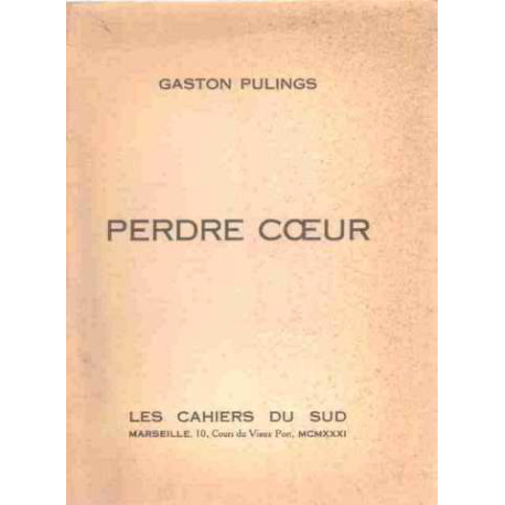 Perdre coeur