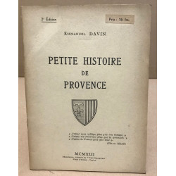 Petite histoire de Provence