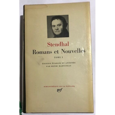 Romans et nouvelles / tome 1 / edition établie par Henri Martineau