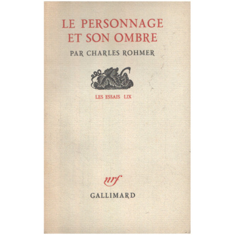 Le personnage et son ombre