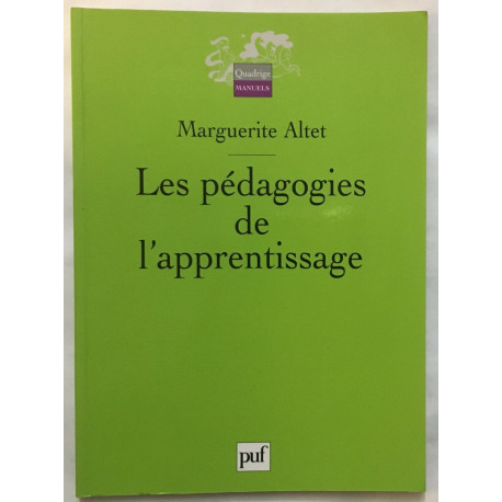 Les pédagogies de l'apprentissage