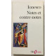 Notes et contre-notes