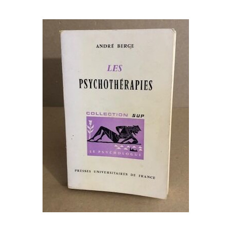 Les psychothérapies