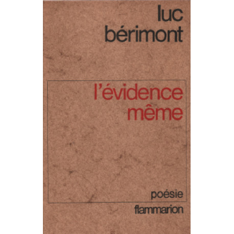 L'évidence meme
