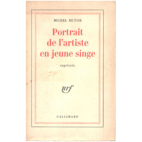 Portrait de l'artiste en jeune singe