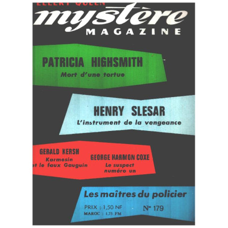 Mystère magazine n° 179