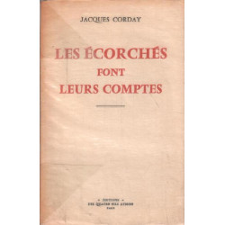Les écorchés font leurs comptes