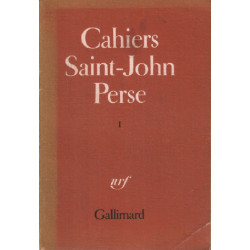 Cahiers saint-john perse / tome 1
