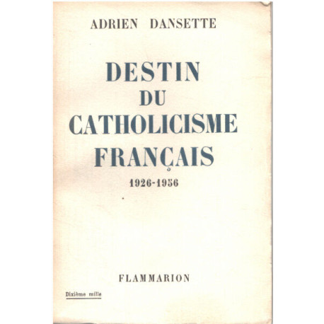 Destin du catholicisme français