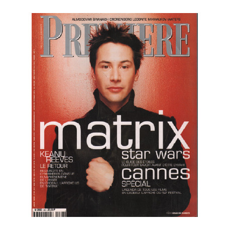 Revue cinéma première n° 267 / matrix, star wars spécial cannes 99