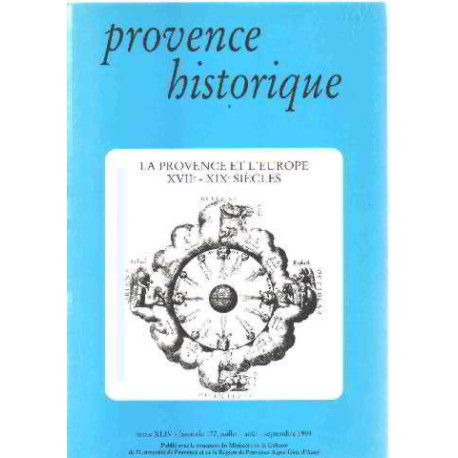 La provence et l'europe XVII° -XIX° siecles