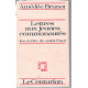 Lettres aux jeunes communautés