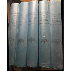 L ' art de bâtir (complet en 5 tomes édition de 1904)