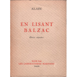 En lisant balzac / edition originale