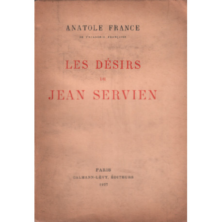 Les désirs de jean servien