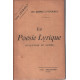 La poésie lyrique ( évolution du genre )