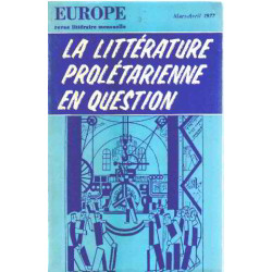 La litterature prolétarienne en question