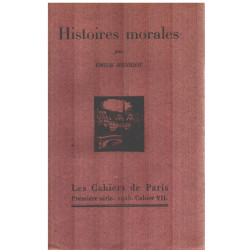 Histoires morales / EO numérotée 29/ 50 sur vergé