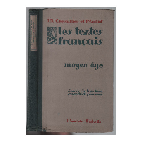 Les textes français moyen âge (classes de troisième seconde et...