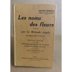 Les noms des fleurs trouvés par la méthode simple sans aucune...