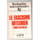Le fascisme hitlérien : études actuelles