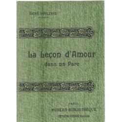La leçon d'amour dans un parc