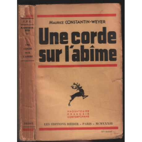 Une corde sur l'abîme