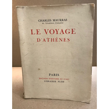 Le voyage d'Athènes