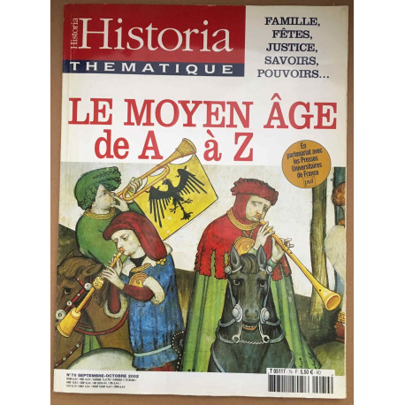 Le moyen âge : de A à Z
