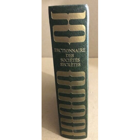 Dictionnaire des societés secretes