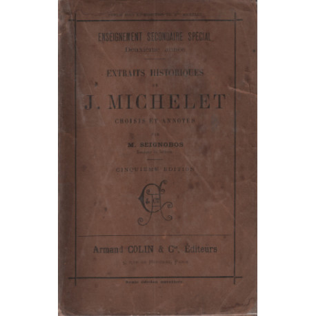 Extraits historiques de michelet