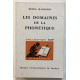 Les domaines de la phonétique