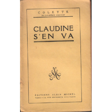 Claudine s'en va