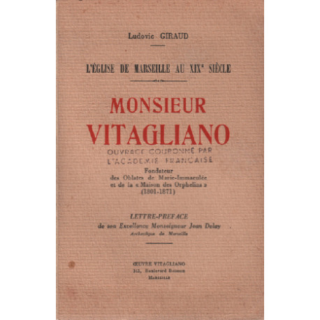 Monsieur vitagliano / l'église de marseille au XIXe siècle