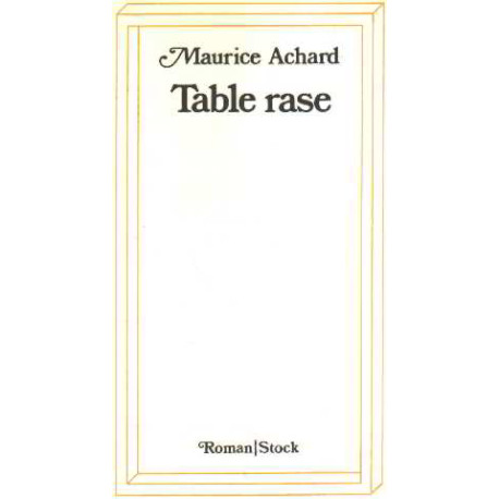 Table rase