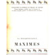 Maximes