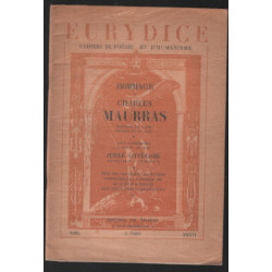 Hommage à charles maurras / revue eurydice n°23