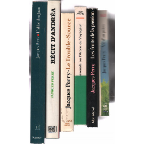 Lot de 6 livres / vie d'un paien -les fruits de la passion -le...