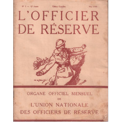 L'officier de réserve n° 5 - 12e année ( 1933 )
