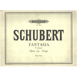 Fantasia F minor opus 103 D 940 piano duet / partition
