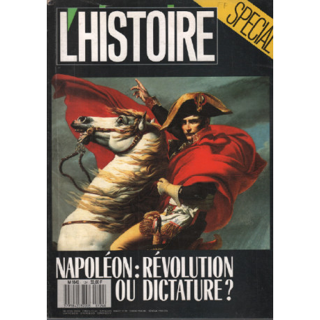 Revue l'histoire n° 124 / napoleon: revolution ou dictature