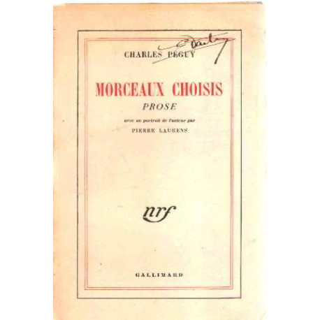 Morceaux choisis / prose